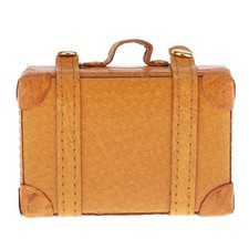 Valise Vintage Miniature Pour Maison De Poupée, échelle 1/6, Bagages Pour