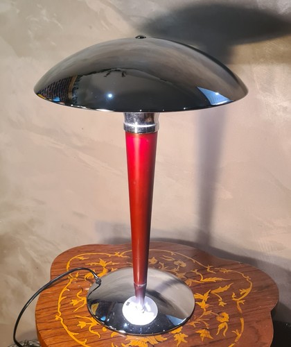 Lampe champignon vintage rouge - champignon,