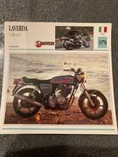 CARTE FICHE MOTO collection ATLAS LAVERDA 1200 CM3