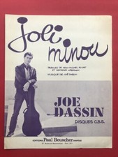 Joe Dassin Partition Joli Minou 1967