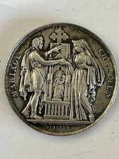 médaille de mariage argent