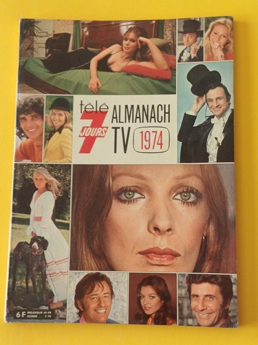 Almanach télé jours 1974 - almanach,