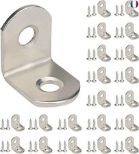 20 pièces Équerre de Fixation Metal, Équerre D'assemblage, Equerre Assemblage In