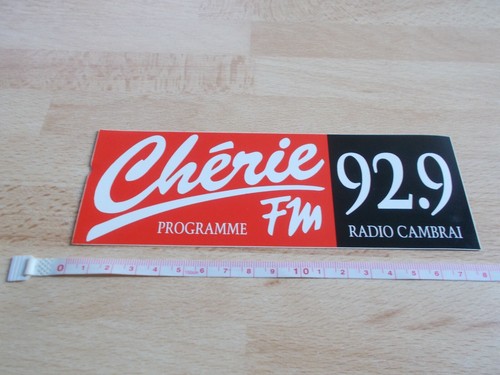 Autocollant radio chérie - autocollant, fm