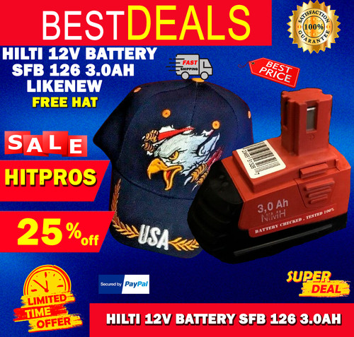 Hilti 12v battery sfb 126 - 12v,