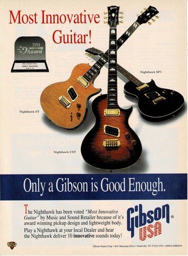 Gibson guitars nighthawk cst - gibson,