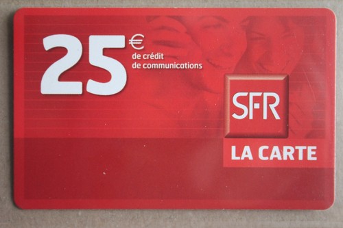 Telecarte sfr carte - , 25