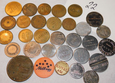 vintage LOT JETON de CAFE