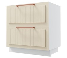 Meuble Sous Évier Livorno 80x50x82cm Finition Mate Choix Disponible LI-D2 - 80