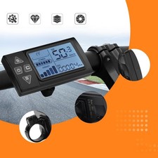 Kit Ecran LCD Contrôleur Brushless pour E-bike Utilisation ABS Affichage Plasti