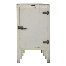 Glacière en bois laqué d'époque 1930