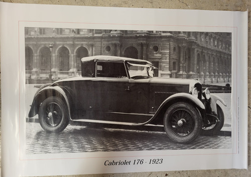 Affiche peugeot cabriolet 176 - peugeot,