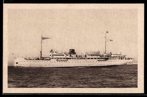 Carte postale paquebot
