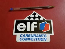 ELF Competition Yamaha Honda vintage sticker Autocollant Matra Alpine Renault R8