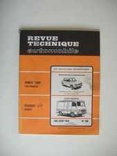 REVUE TECHNIQUE RTA PEUGEOT J 7 essence-SIMCA 1100