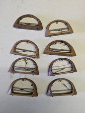 10 navette ancienne  buis passementerie broderie 19 ème bois dentelle 