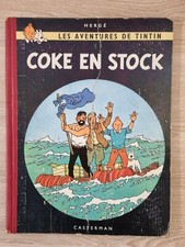 HERGÉ - TINTIN - COKE EN STOCK - Edition Originale Française - B24 1958