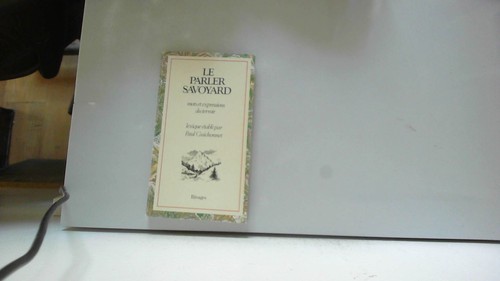 Parler savoyard mots - savoyard, :