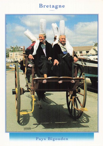 Bretagne costumes pays - bretagne,