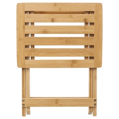 Tabouret pliable bambou 44cm - pliable, "bambou"