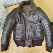 BUZZ RICKSON'S G-1 Chèvre Hide Vol Veste Size-36 M Utilisé De Japon