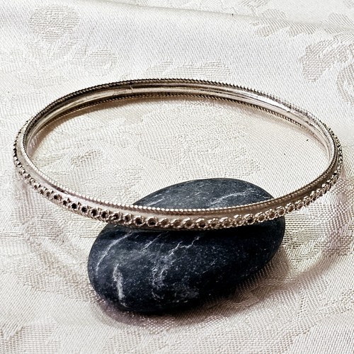 Bracelet jonc fin - bracelet, argent