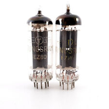 2 X EZ80 / 6V4 TUNGSRAM TUBE