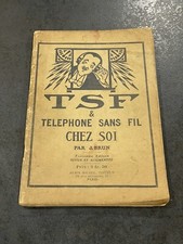 Livre ancien TSF Et Telephone