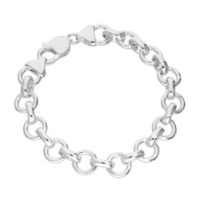 Bracelet gourmette en argent