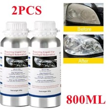 Recharges 2X 800g pour Kit de Rénovation Phares Optiques Feux par polymérisation