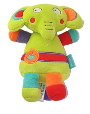 Doudou Elephant Vert 15 cm