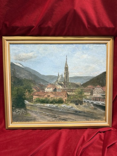 Tableau ancien huile - tableau,