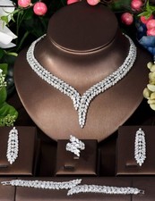 Parure Plaqué Platine Collier