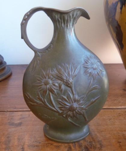 Vase bronze art - vase, en