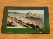 TABLEAU ancien photo CPA sous verre NICE 06 promenade anglais CASINO de la Jetée