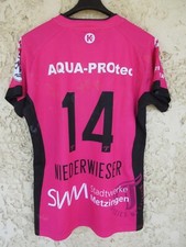 Maillot handball TUSSIES METZINGEN porté Anika NIEDERWIESER 14 KEMPA trikot HBF