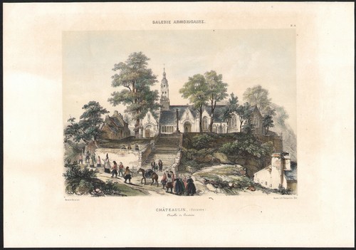 1848 lithographie aquarellée - lithographie,