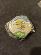 Pin ayrton senna champion - f1,
