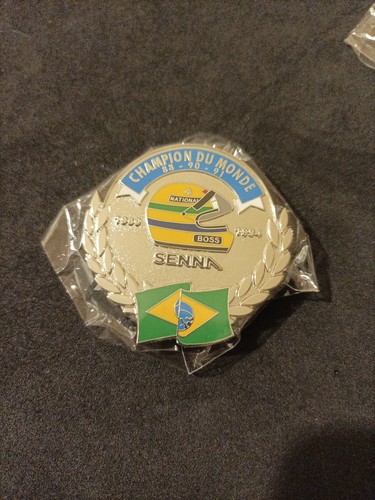 Pin ayrton senna - pin's, f1