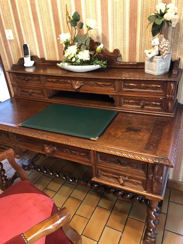 Bureau bois ancien napolèon - ancien,