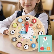 Horloge en bois pour