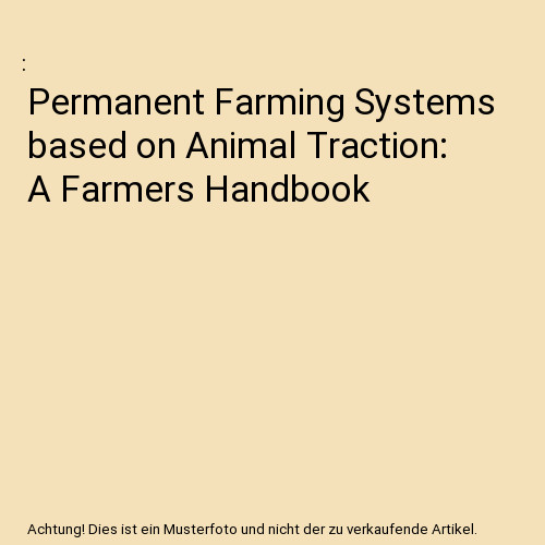 Permanent farming systems - permanent,