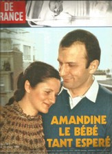 JOURS DE FRANCE N°1418 LIZ TAYLOR / AMANDINE "BEBE-FIVETTE" / C. DIOR / Y. NOAH