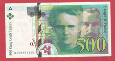 dernier billets de 500 frs