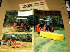 Prospectus Tracteur ZETOR ZTR 165 MOTOKOV Tractor Traktor Prospekt Brochure 