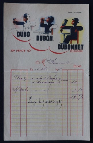 Facturette dubo dubon dubonnet - facturette,