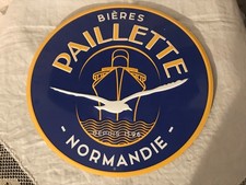 Plaque en métal "BIERES