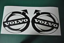2x STICKERS VOLVO  poids lourds  TRUCK TRACTEUR  129x147mm 