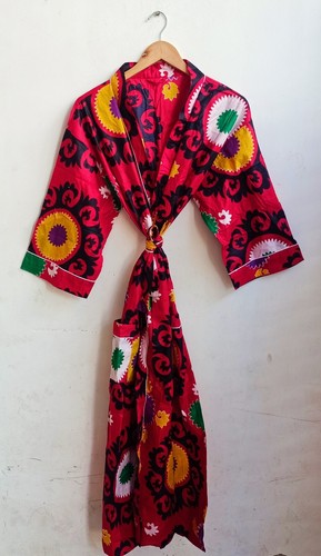Robe coton long kimono - en,
