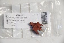 NEUF : Interrupteur 4 cosses, marche-arrêt 452092 pour Lave Vaisselle BRANDT ...